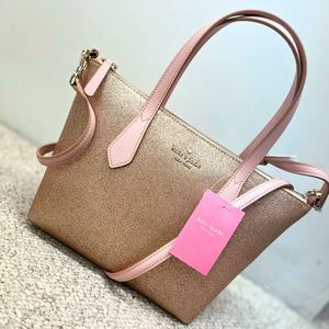 NWT Kate Spade Joeley Small Glitter Satchel